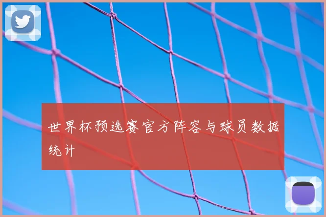 世界杯预选赛官方阵容与球员数据统计
